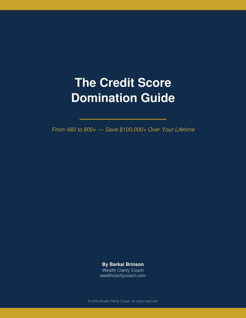 Credit Score Domination Guide cover